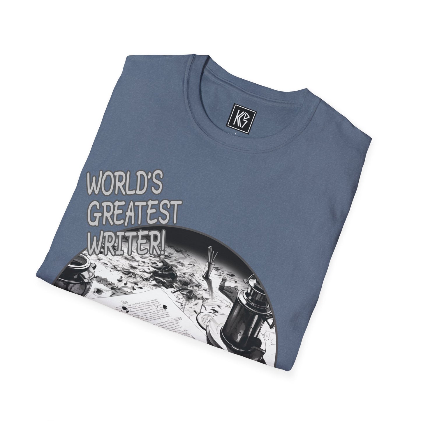 Worlds Greatest Writer Graphic Tee Softstyle by KGD Prints