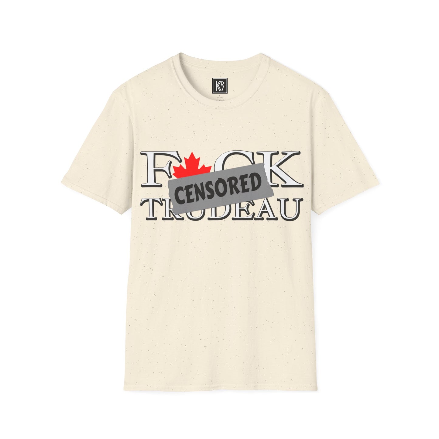 Fuck Trudeau censored Graphic Tee Softstyle by KGD Prints
