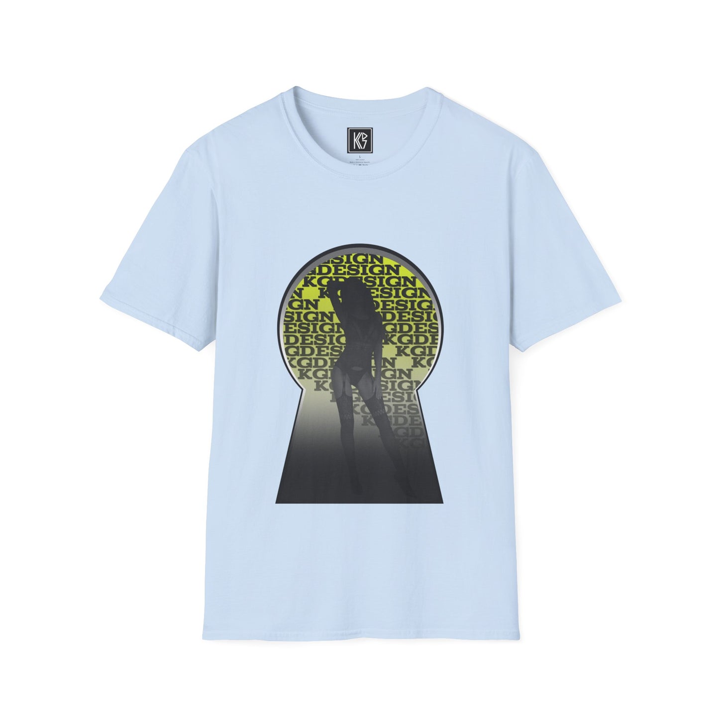 Keyhole Graphic Tee Softstyle by KGD Prints