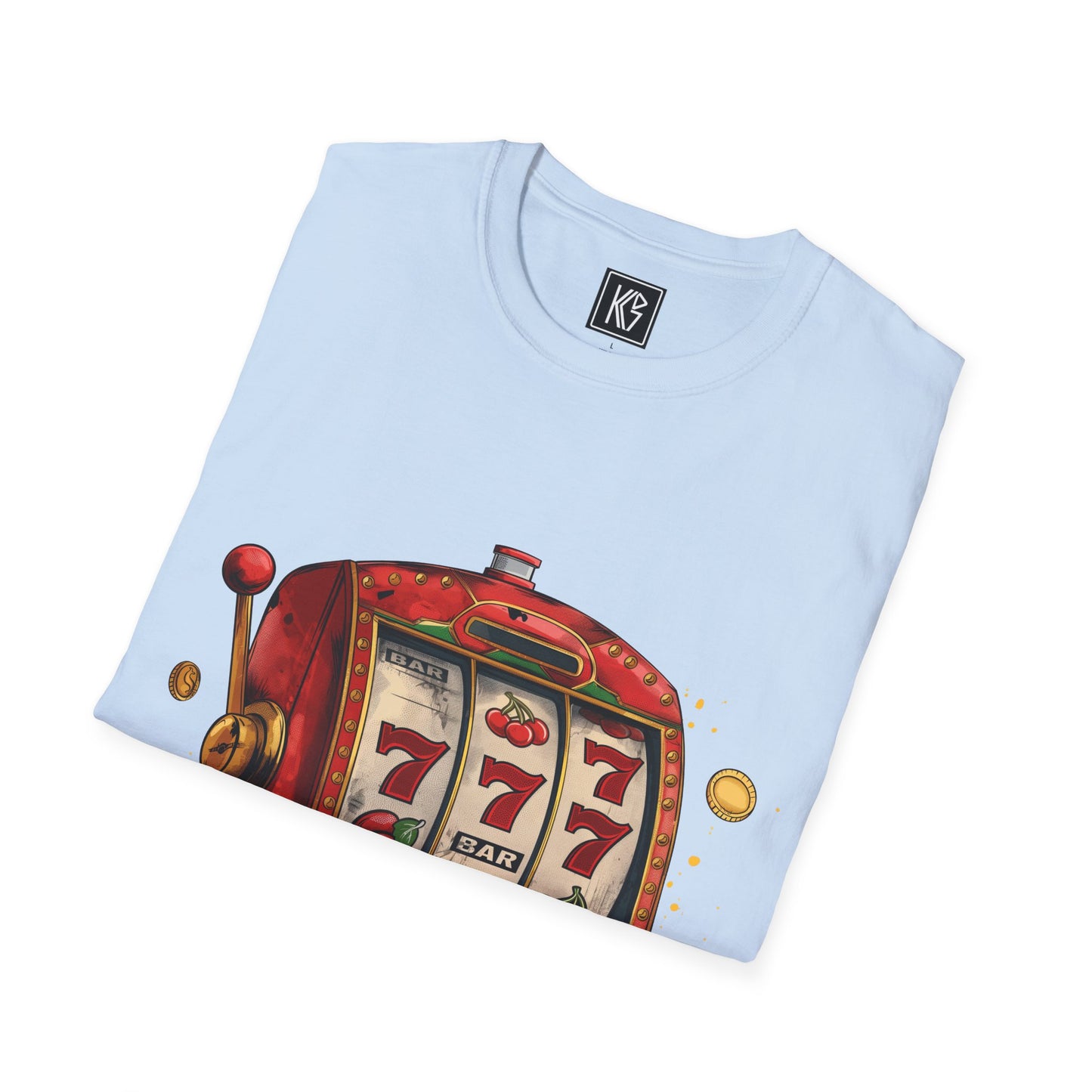 Lucky 777 slots Graphic Tee Softstyle by KGD Prints
