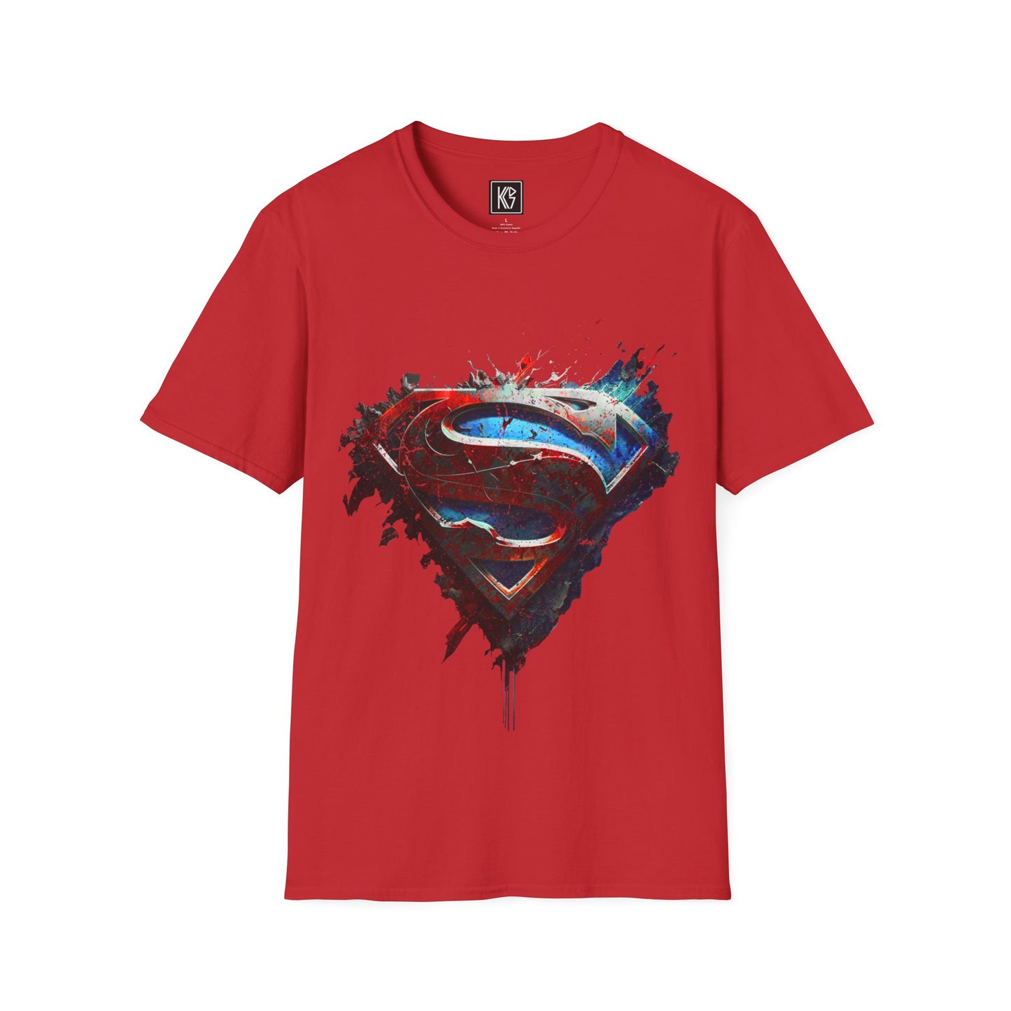 Superman hero Graphic Tee Softstyle by KGD Prints