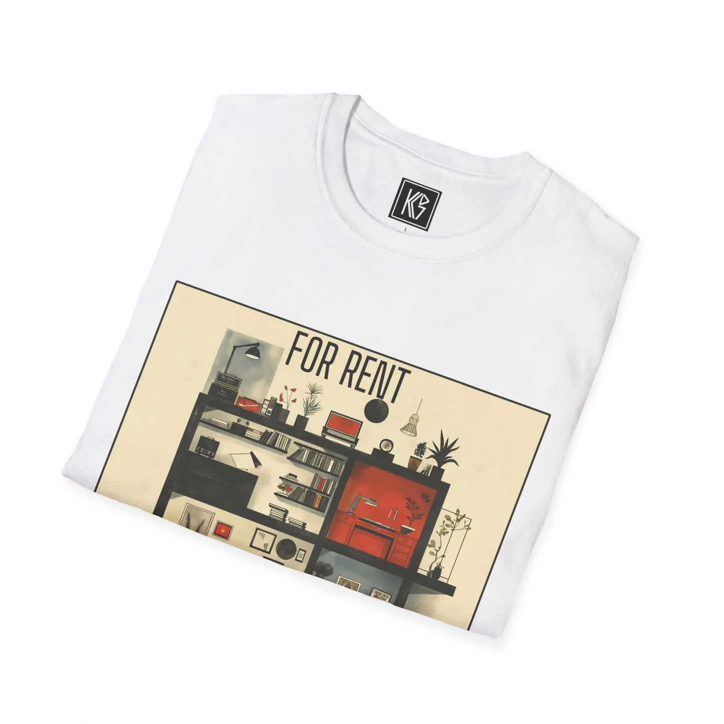 Rent for life Graphic Tee Softstyle by KGD Prints