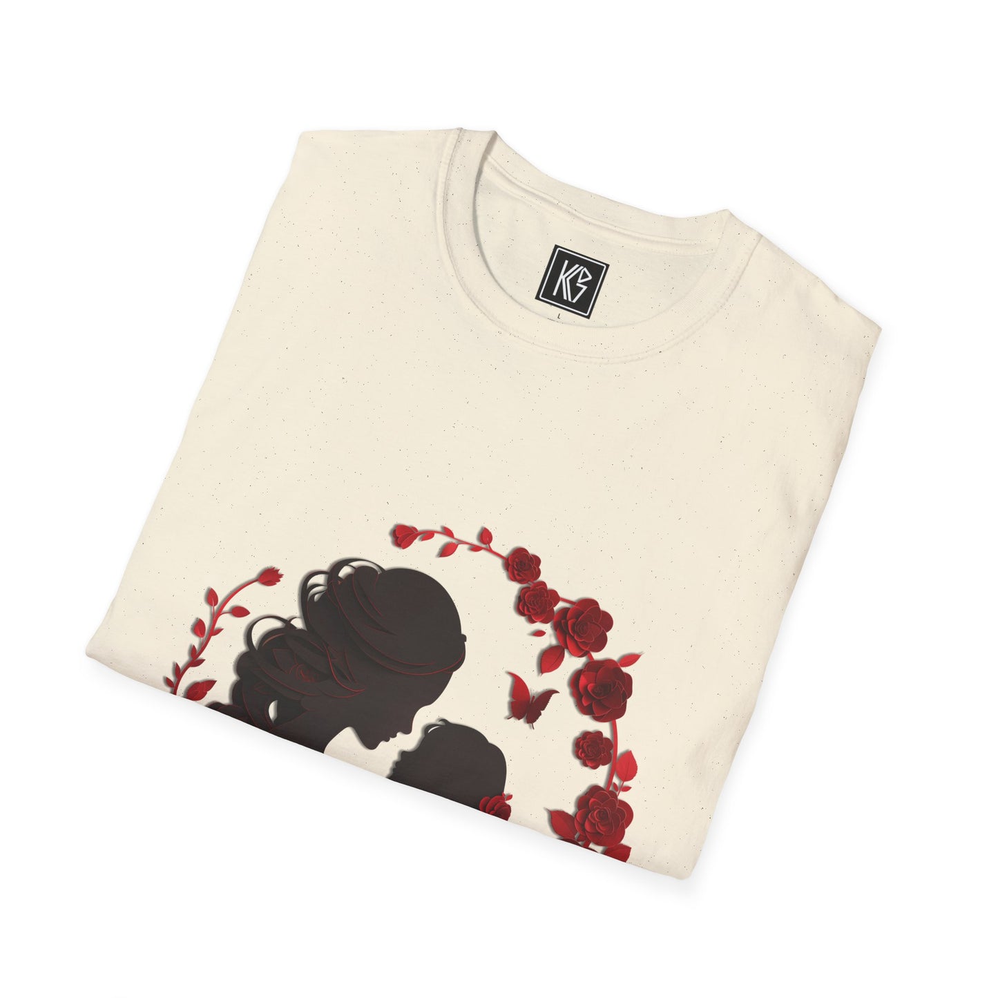 Mothers Rose Graphic Tee Softstyle by KGD Prints