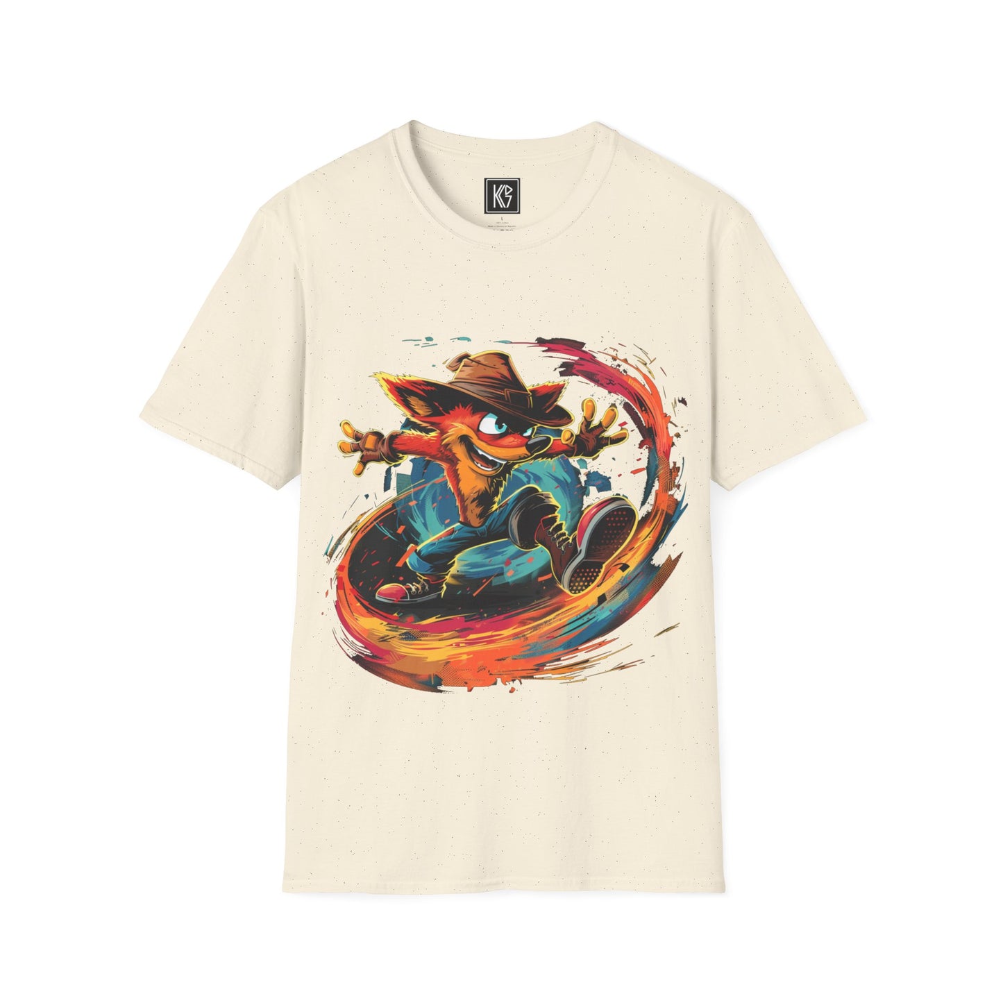 Crash bandicoot parody Graphic Tee Softstyle by KGD Prints