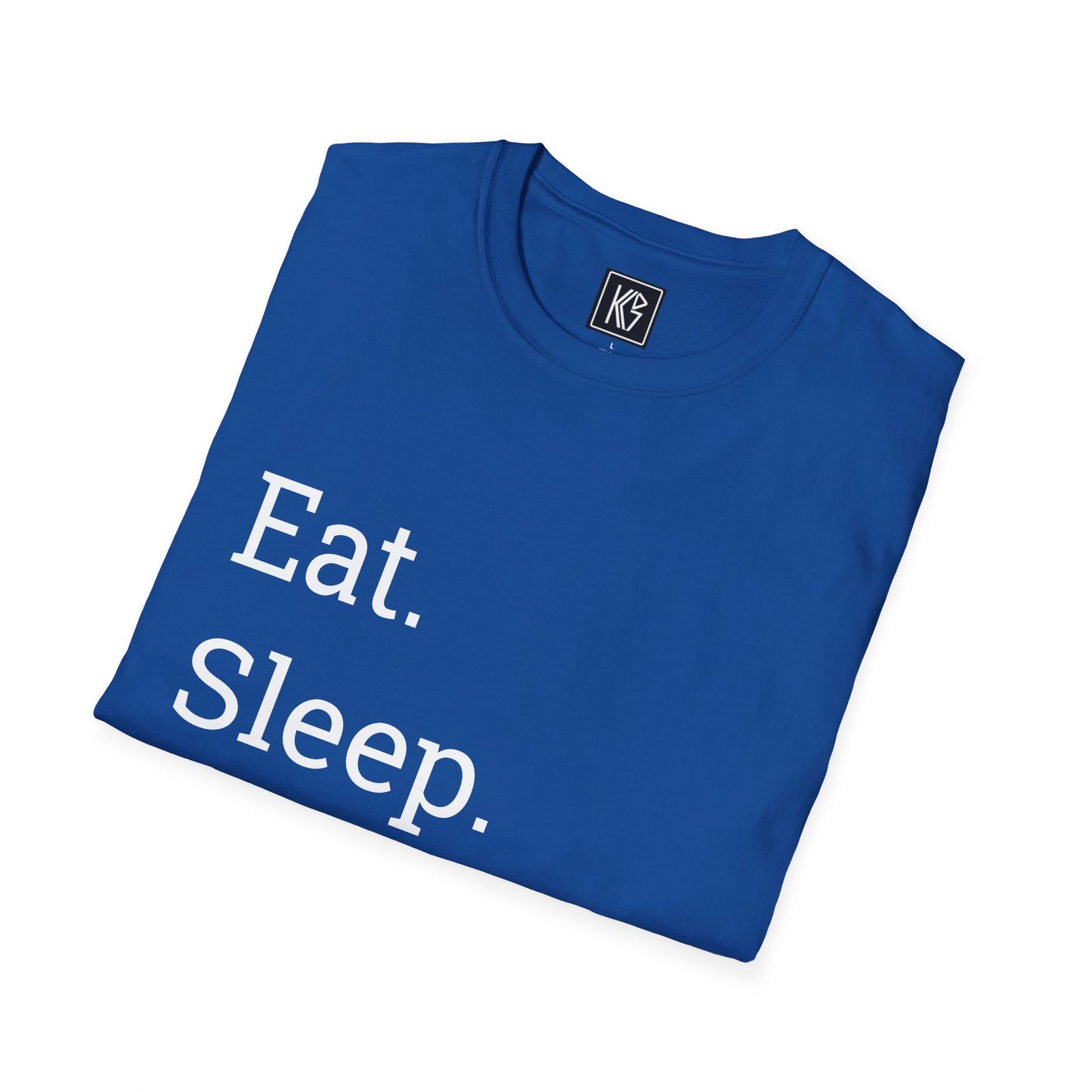 Eat sleep love repeat Graphic Tee Softstyle by KGD Prints