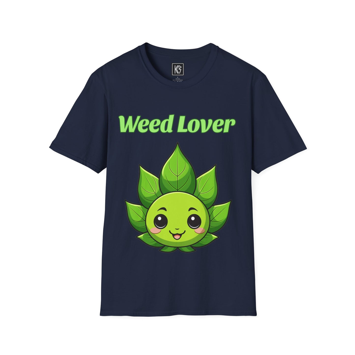 Weed lover Kawaii Graphic Tee Softstyle by KGD Prints