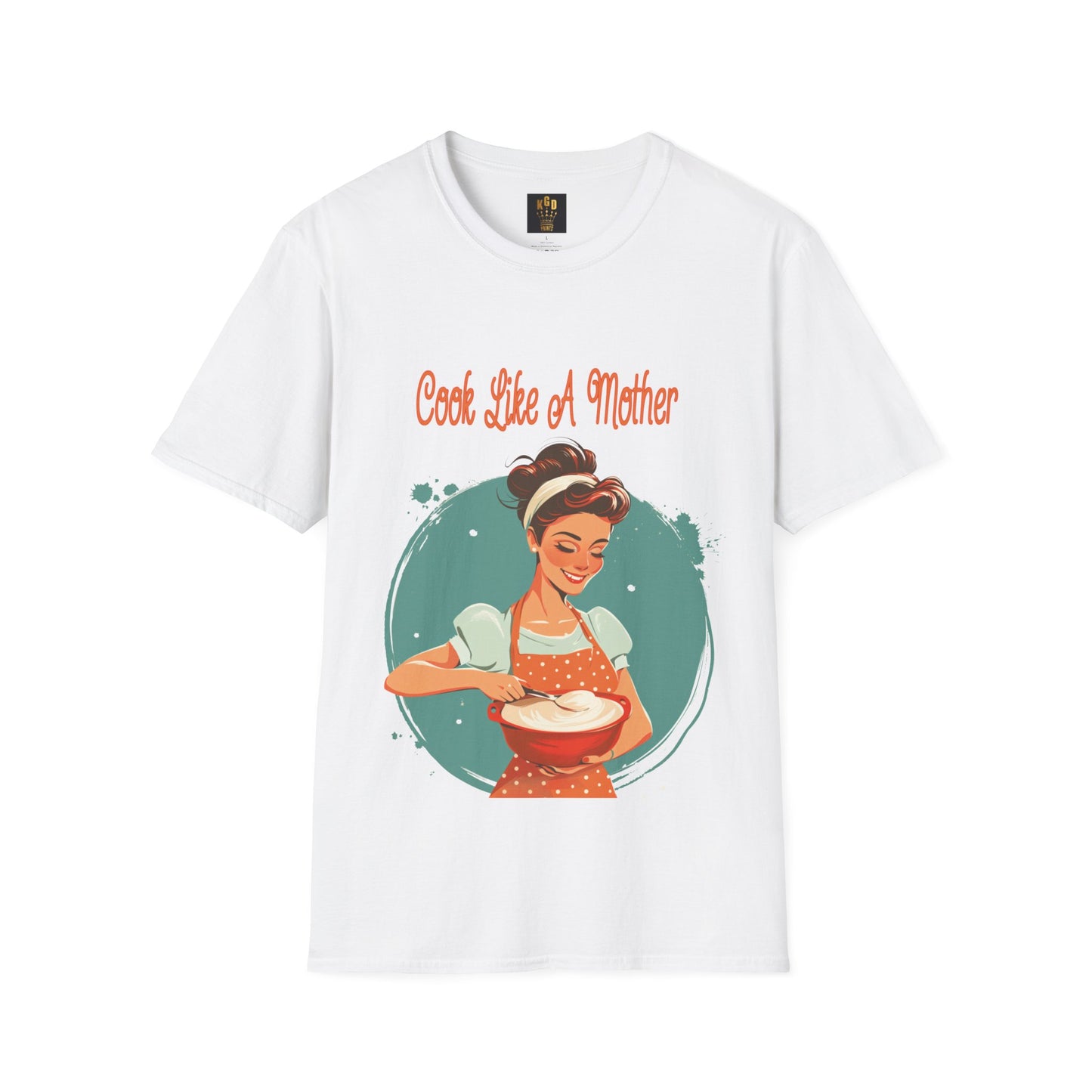 Cook Like a Mother Graphic Tee Softstyle by KGD Prints