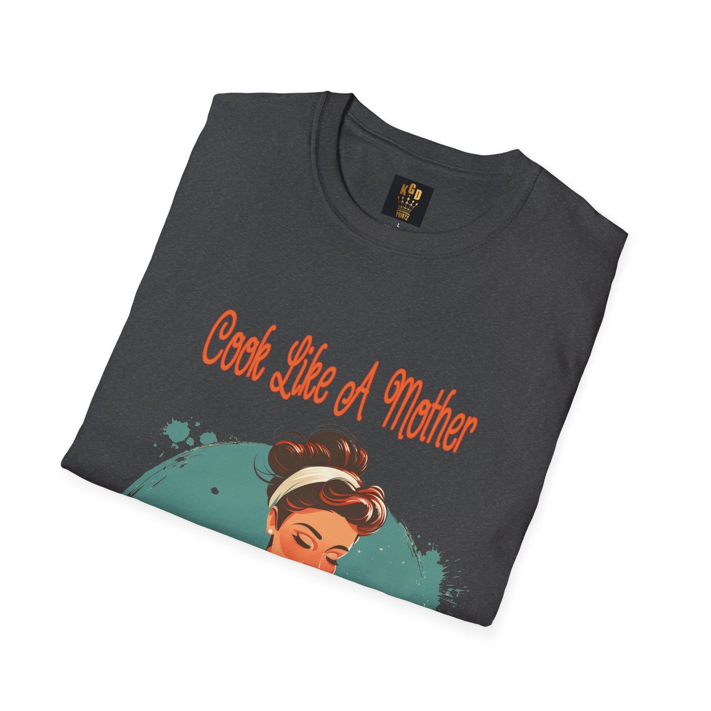 Cook Like a Mother Graphic Tee Softstyle by KGD Prints
