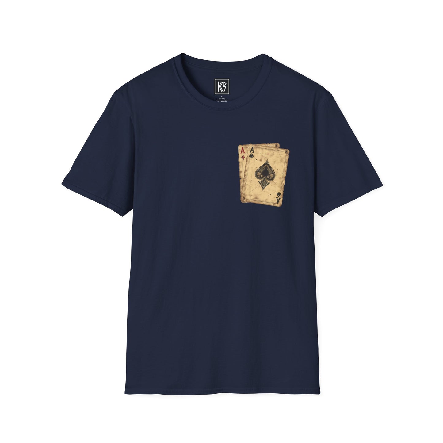 Pocket Aces Graphic Tee Softstyle by KGD Prints