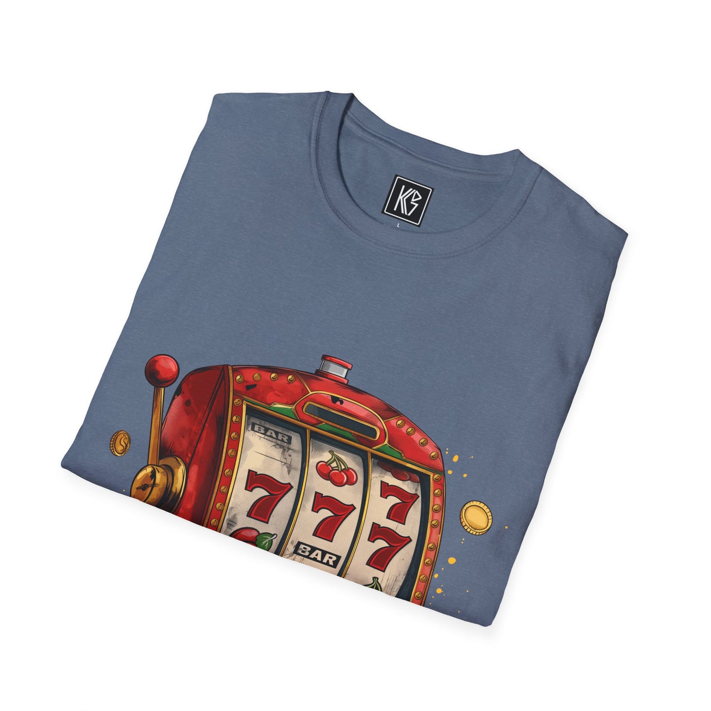 Lucky 777 slots Graphic Tee Softstyle by KGD Prints