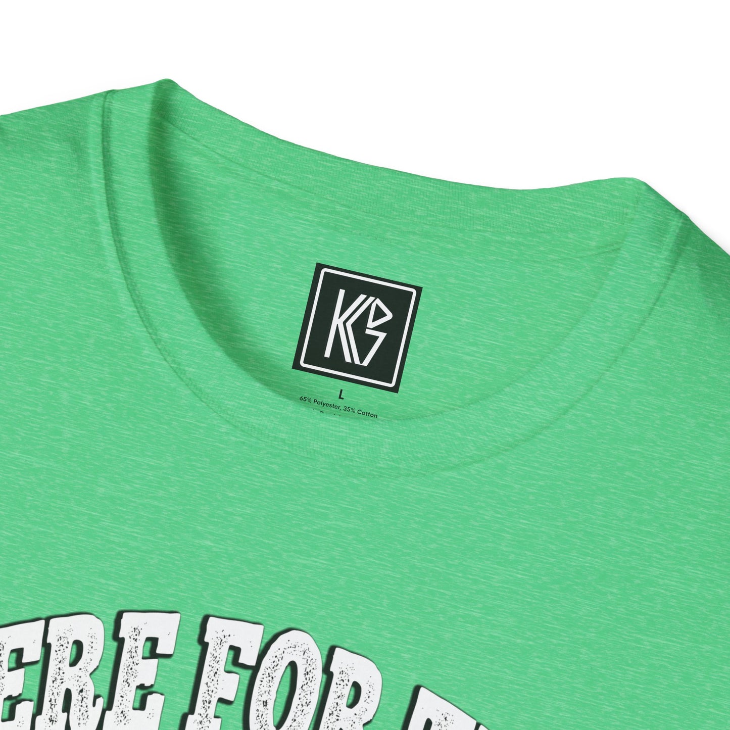 Here for the snacks Graphic Tee Softstyle by KGD Prints