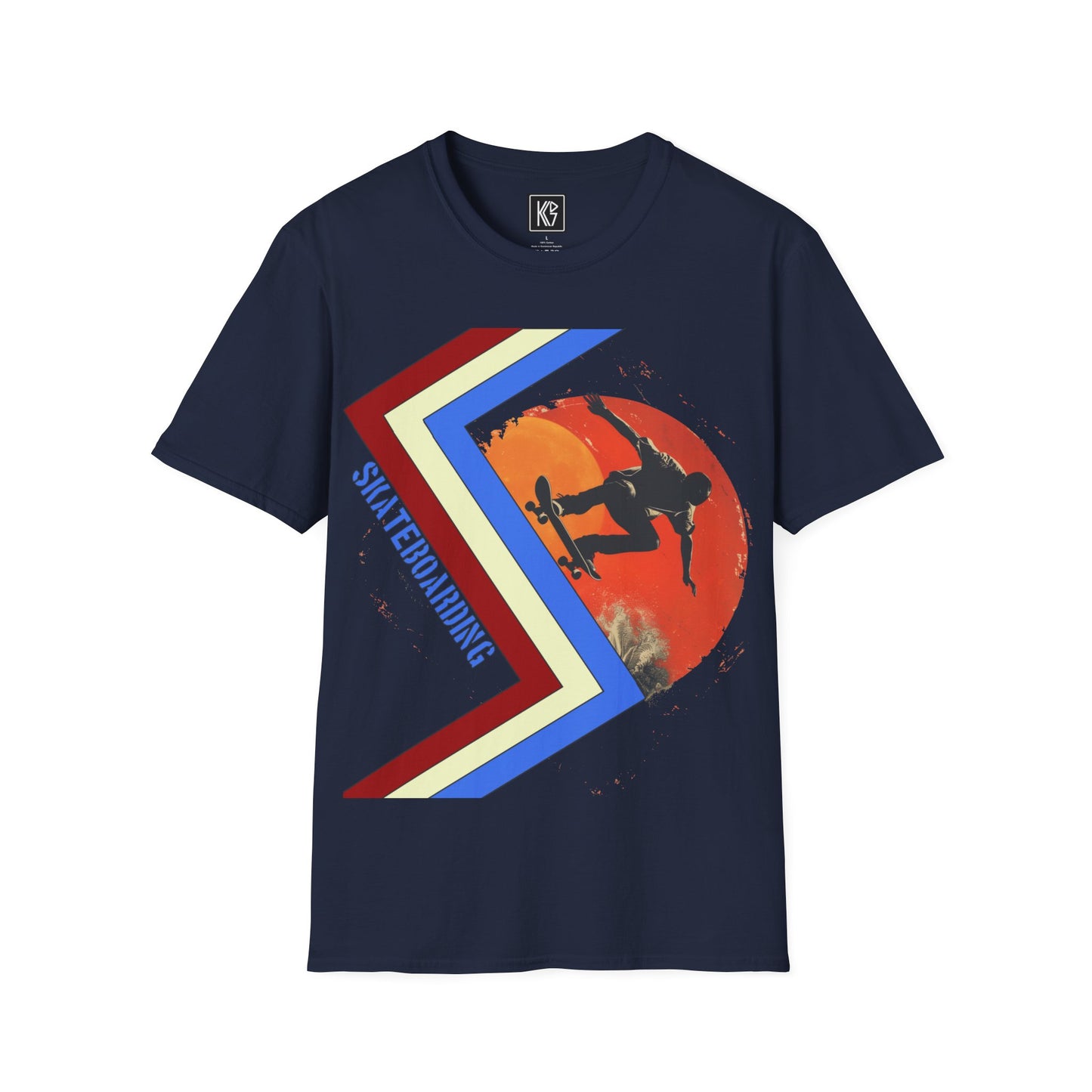 Skateboarding Graphic Tee Softstyle by KGD Prints