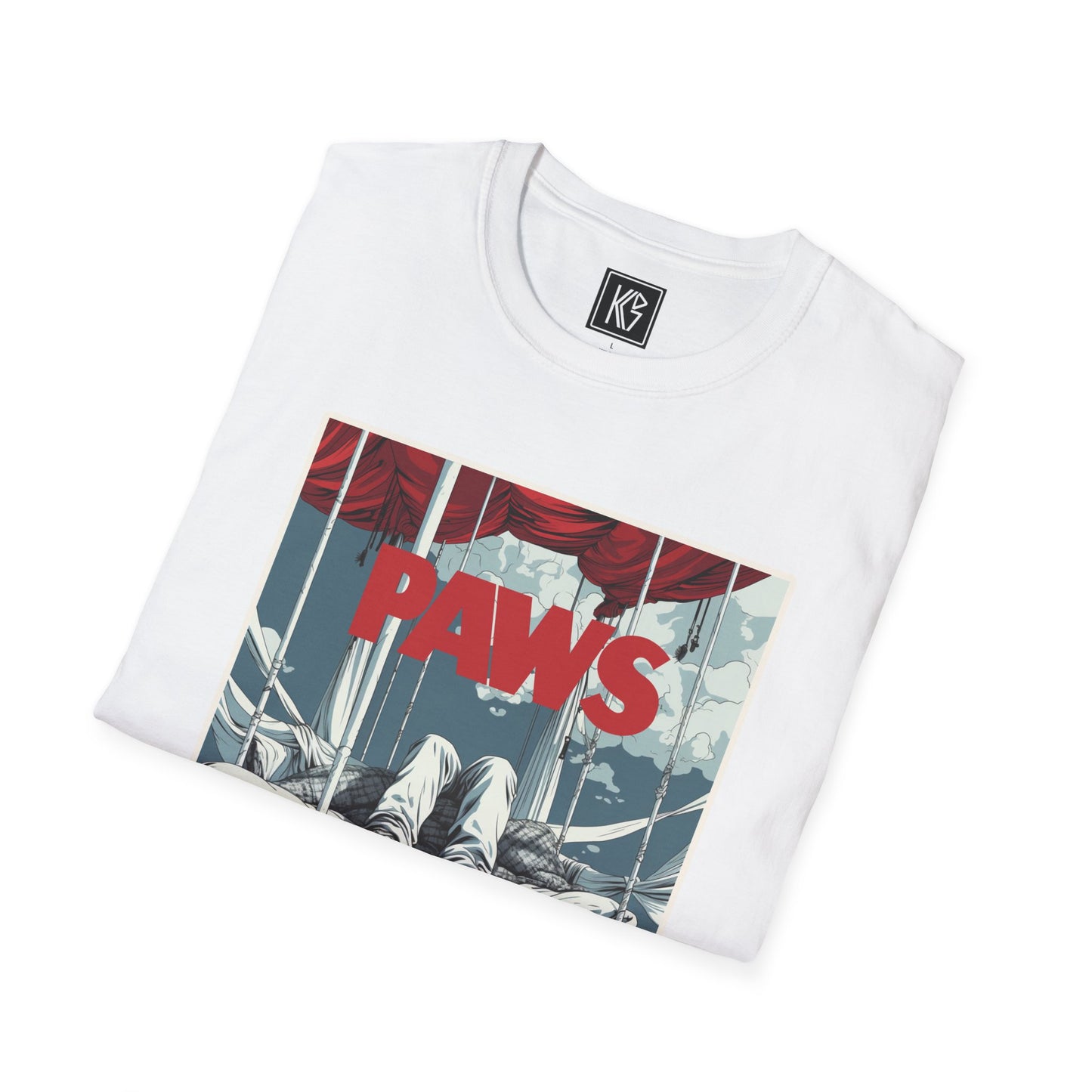 PAWS Graphic Tee Softstyle by KGD Prints