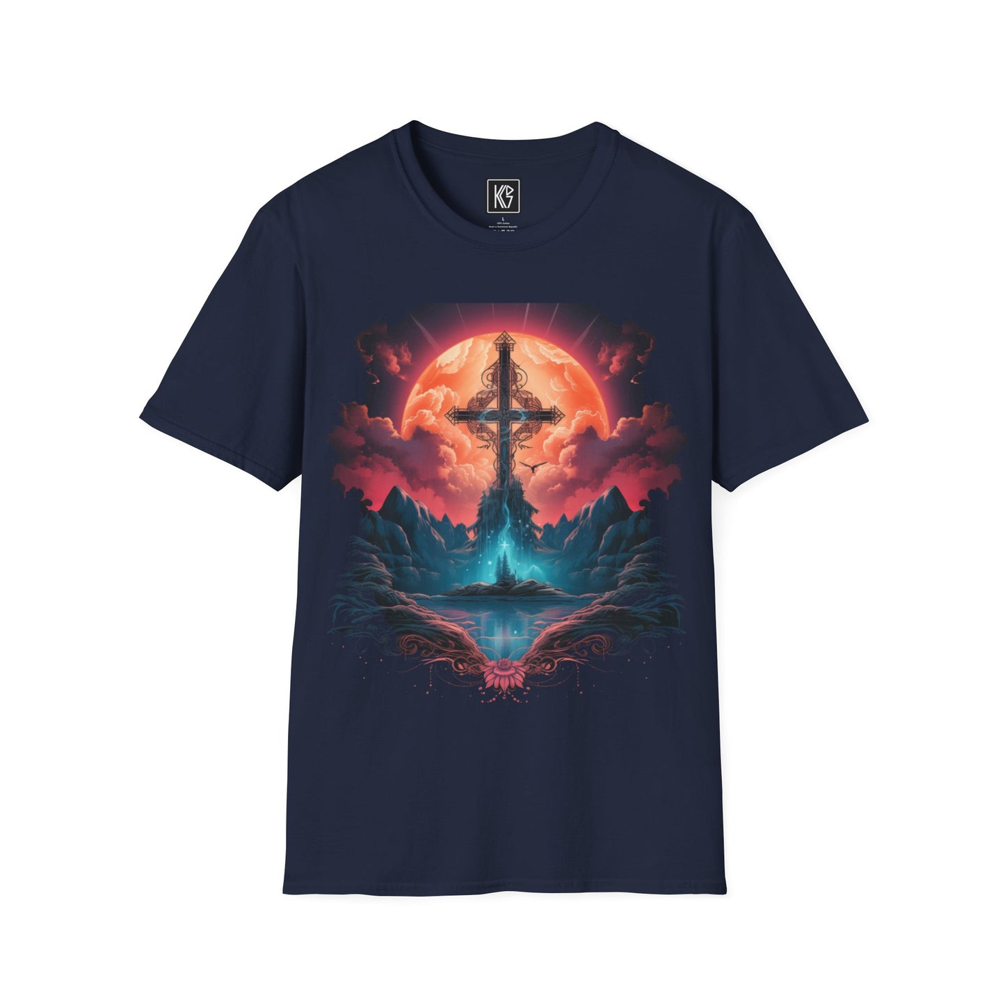 Holy cross Graphic Tee Softstyle by KGD Prints