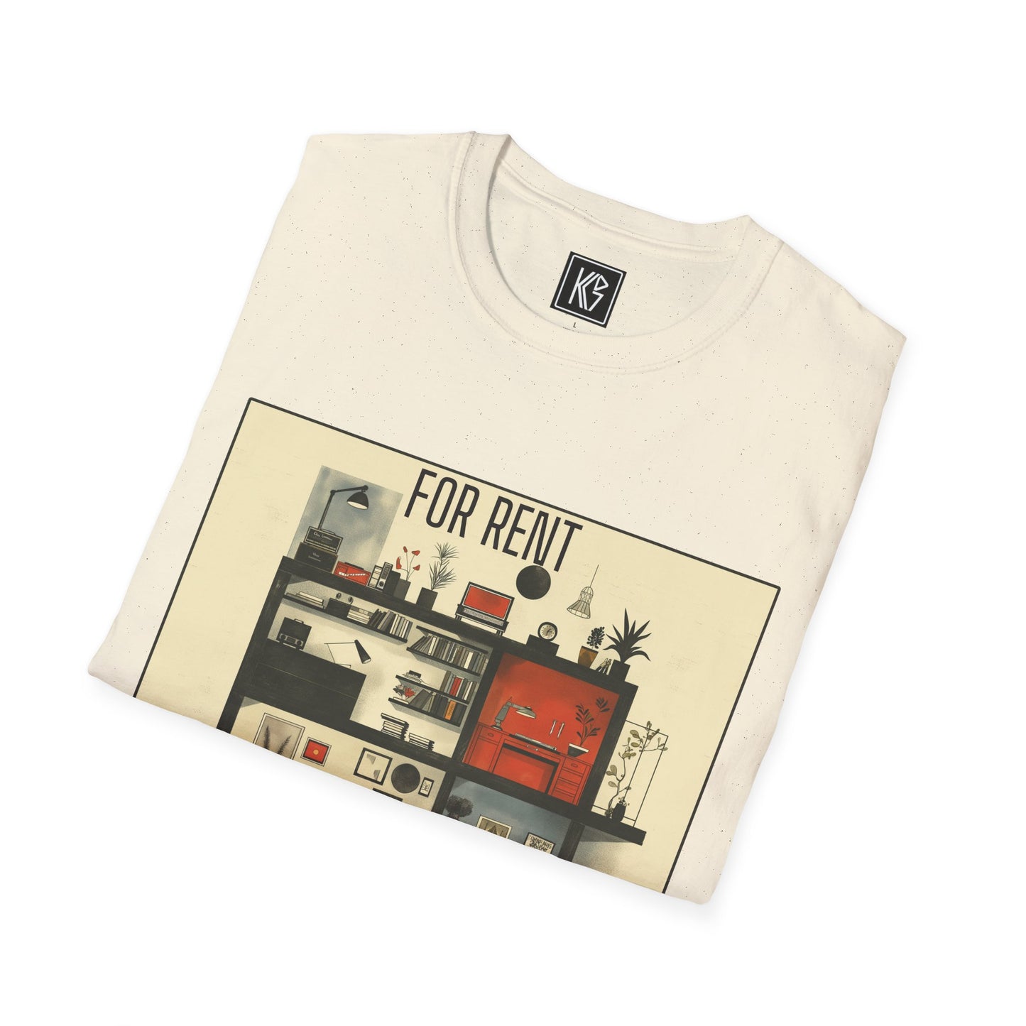 Rent for life Graphic Tee Softstyle by KGD Prints
