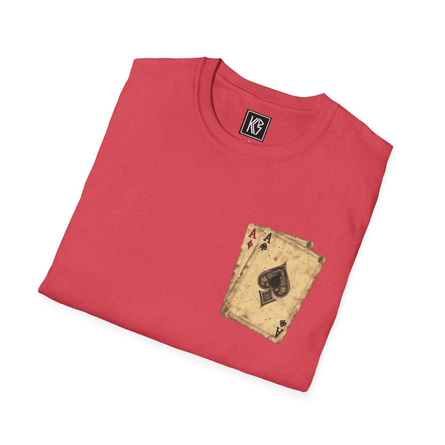 Pocket Aces Graphic Tee Softstyle by KGD Prints