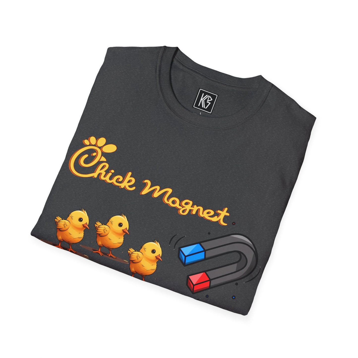 Chick Magnet Graphic Tee Softstyle by KGD Prints