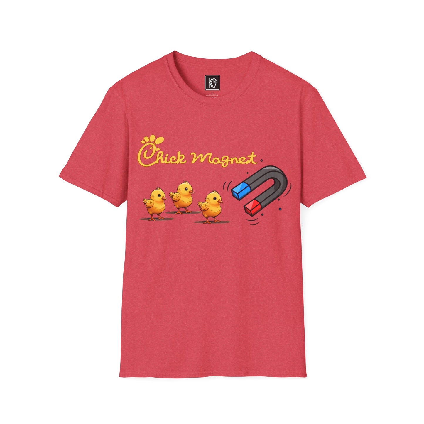 Chick Magnet Graphic Tee Softstyle by KGD Prints