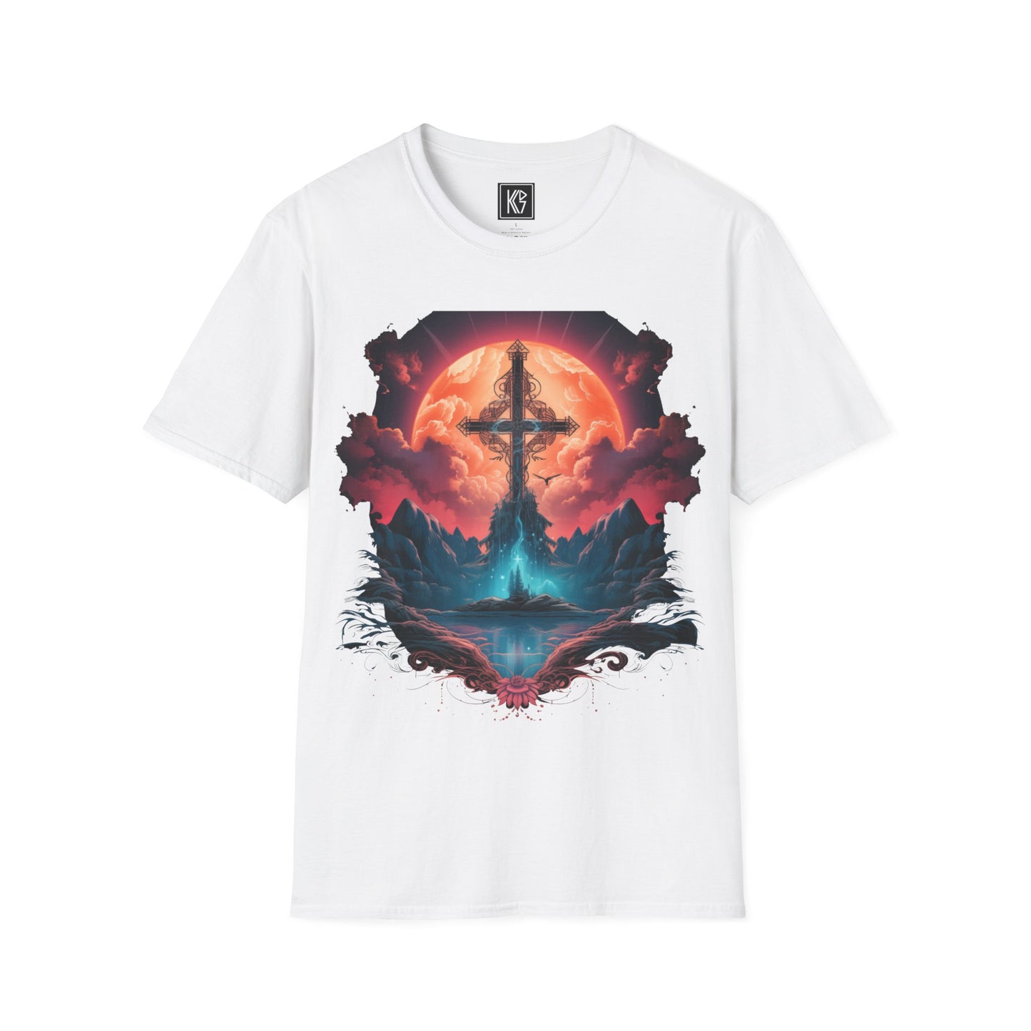 Holy cross Graphic Tee Softstyle by KGD Prints