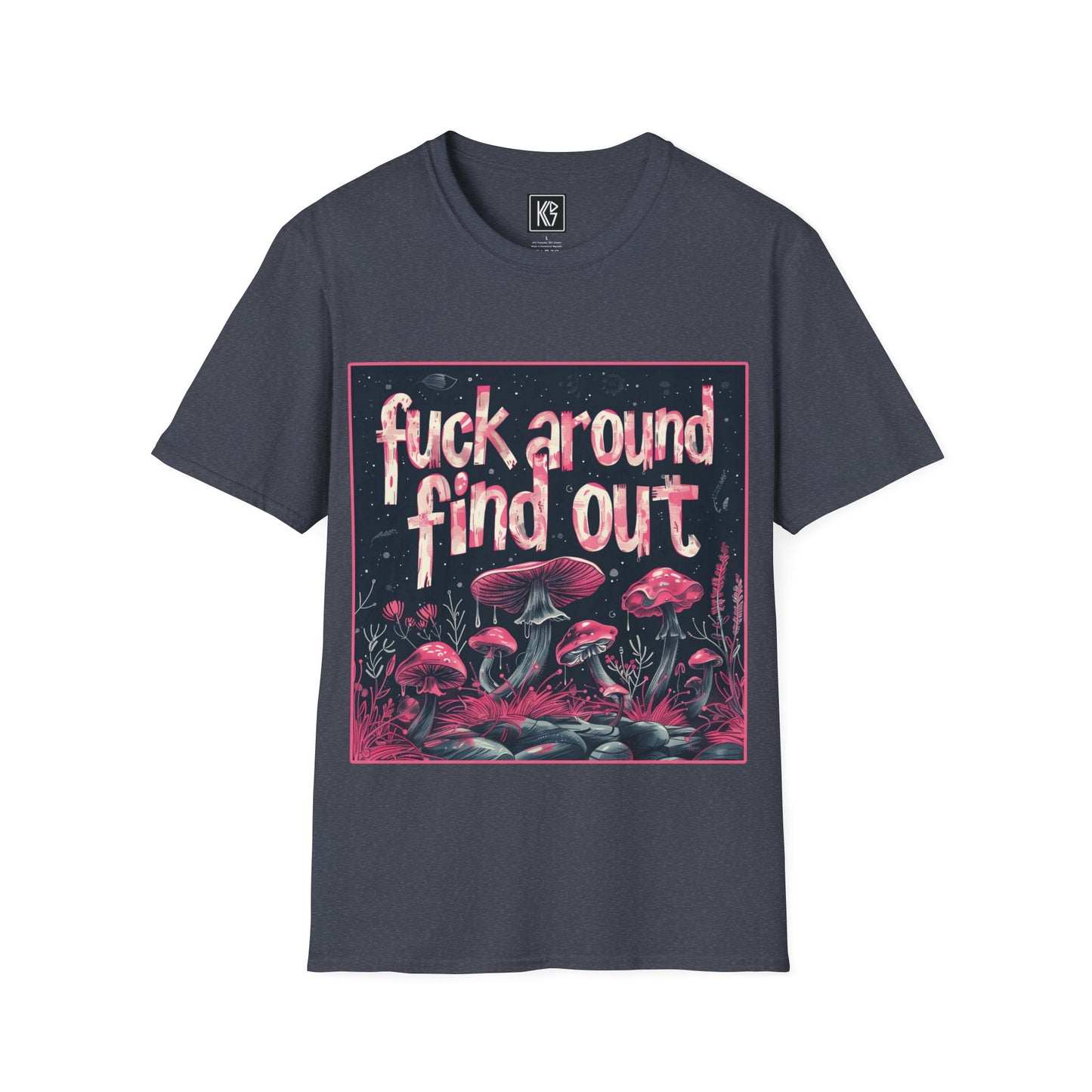 Fuck around find out Graphic Tee Softstyle by KGD Prints