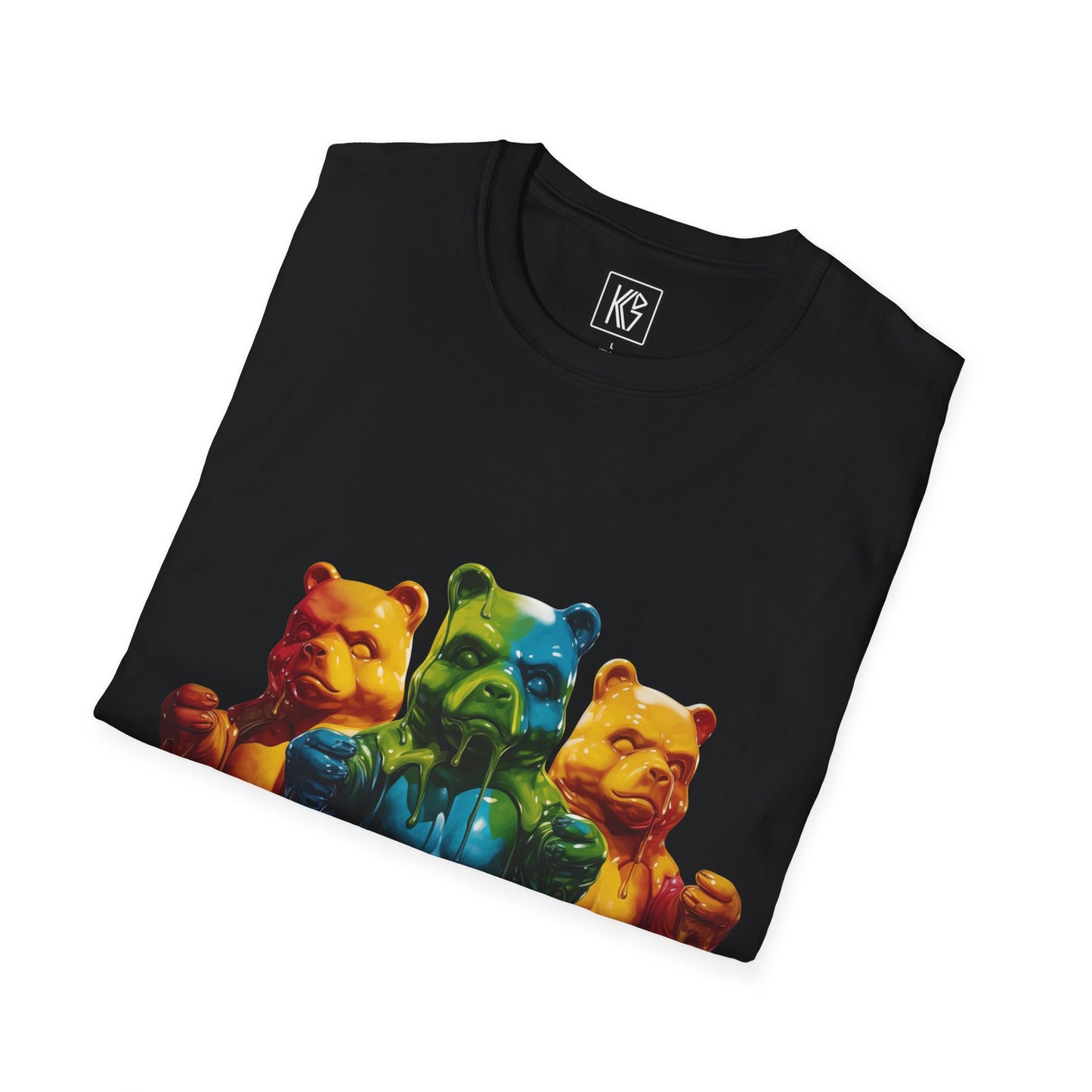 Gummy Bears Melt Graphic Tee Softstyle by KGD Prints
