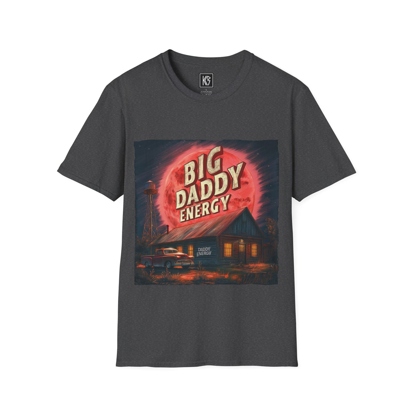 Big daddy Energy Graphic Tee Softstyle by KGD Prints