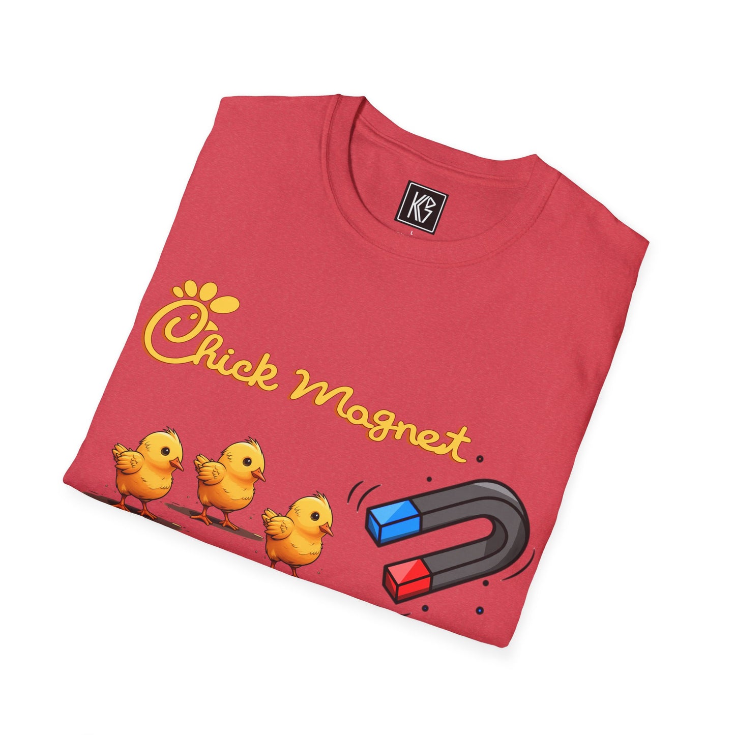 Chick Magnet Graphic Tee Softstyle by KGD Prints