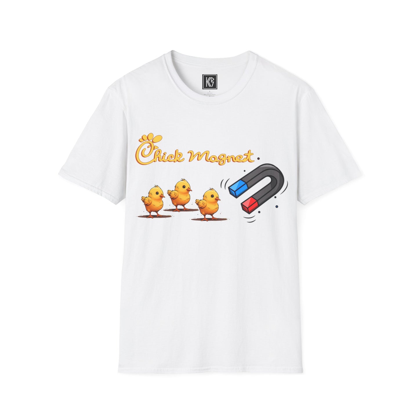 Chick Magnet Graphic Tee Softstyle by KGD Prints