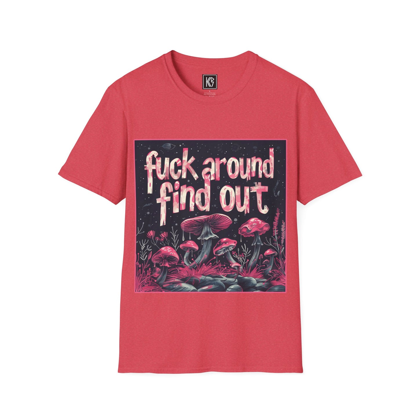 Fuck around find out Graphic Tee Softstyle by KGD Prints