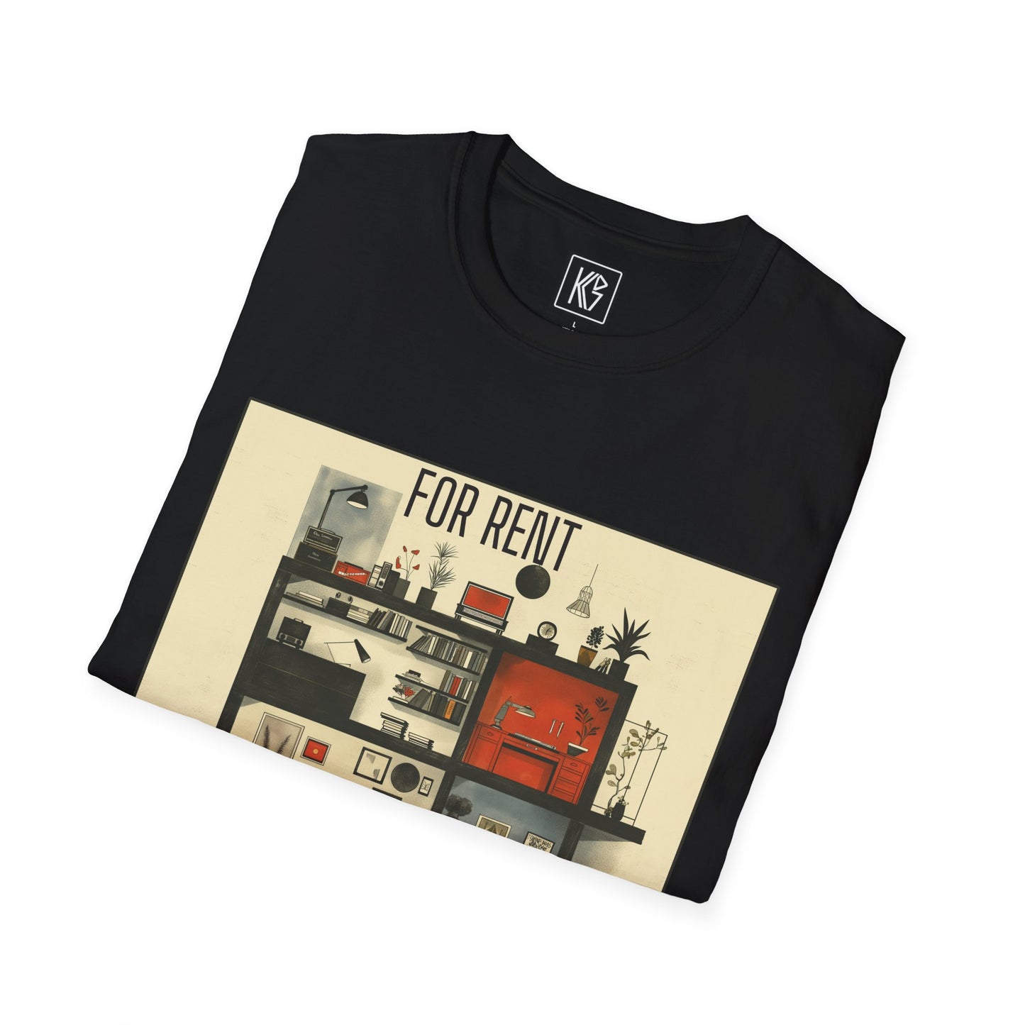 Rent for life Graphic Tee Softstyle by KGD Prints