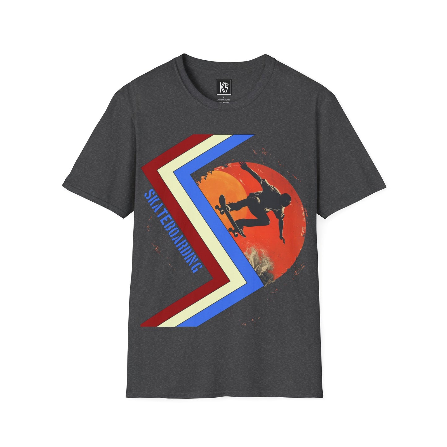 Skateboarding Graphic Tee Softstyle by KGD Prints