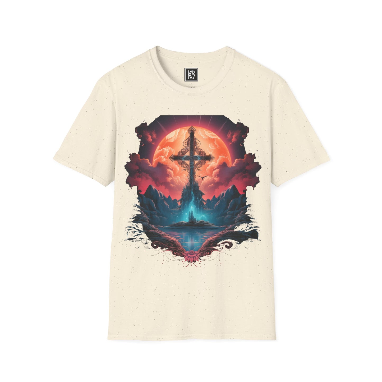 Holy cross Graphic Tee Softstyle by KGD Prints