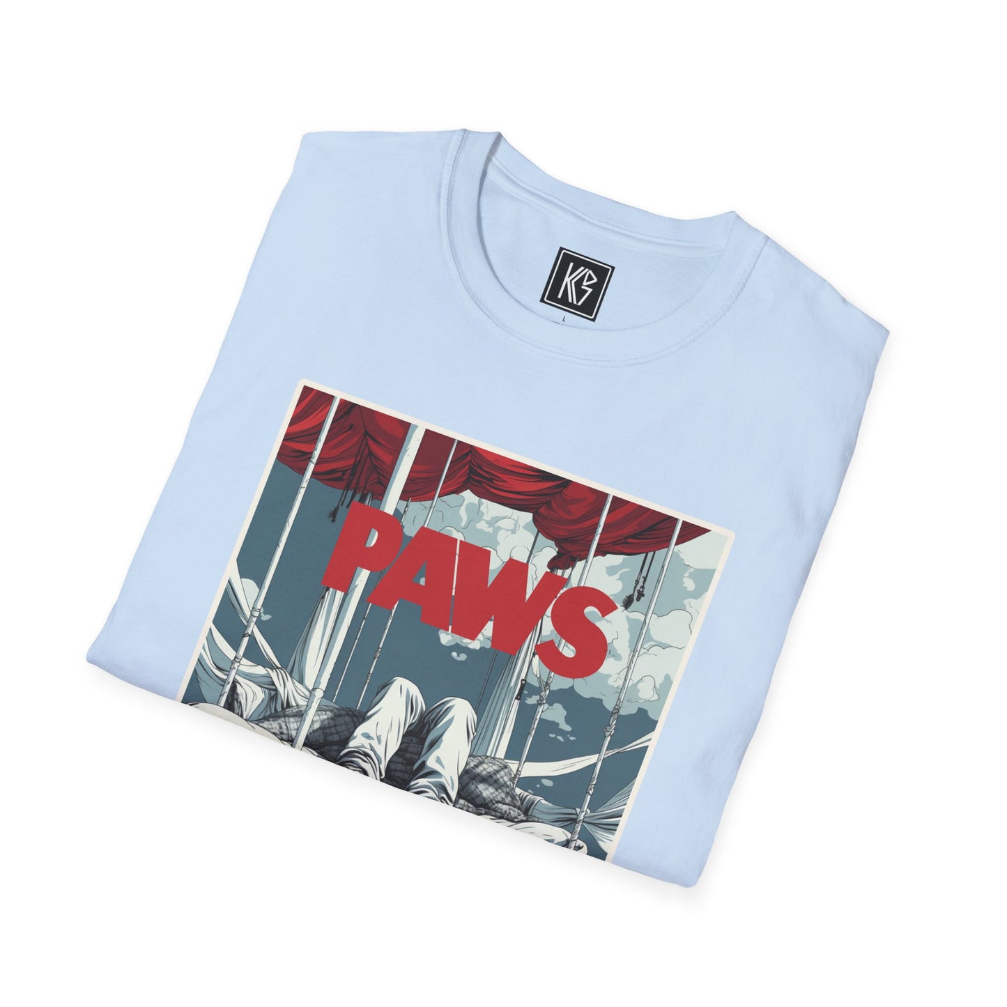 PAWS Graphic Tee Softstyle by KGD Prints