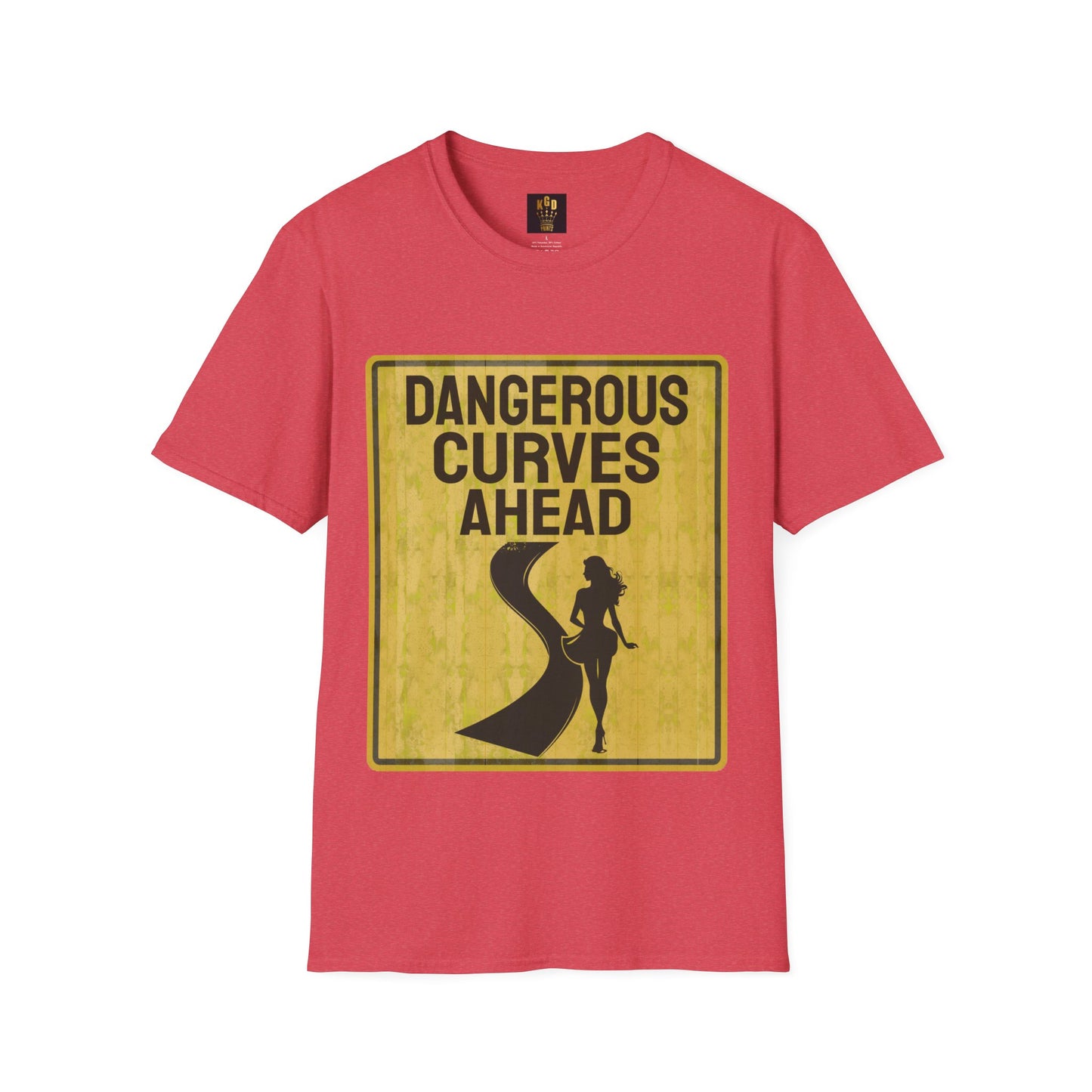 Dangerous Curves Ahead Graphic Tee Softstyle by KGD Prints