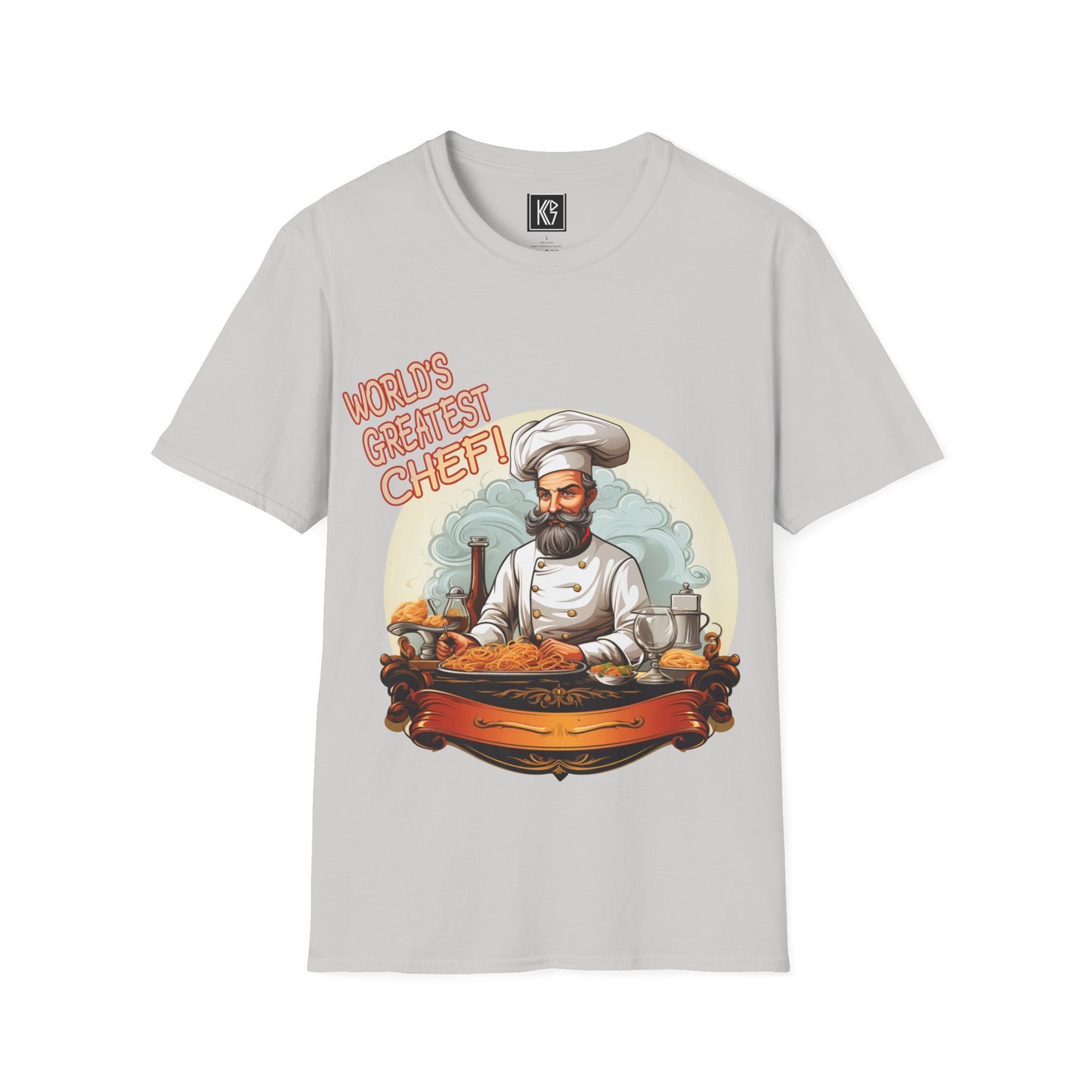 Worlds Greatest Chef Graphic Tee Softstyle by KGD Prints