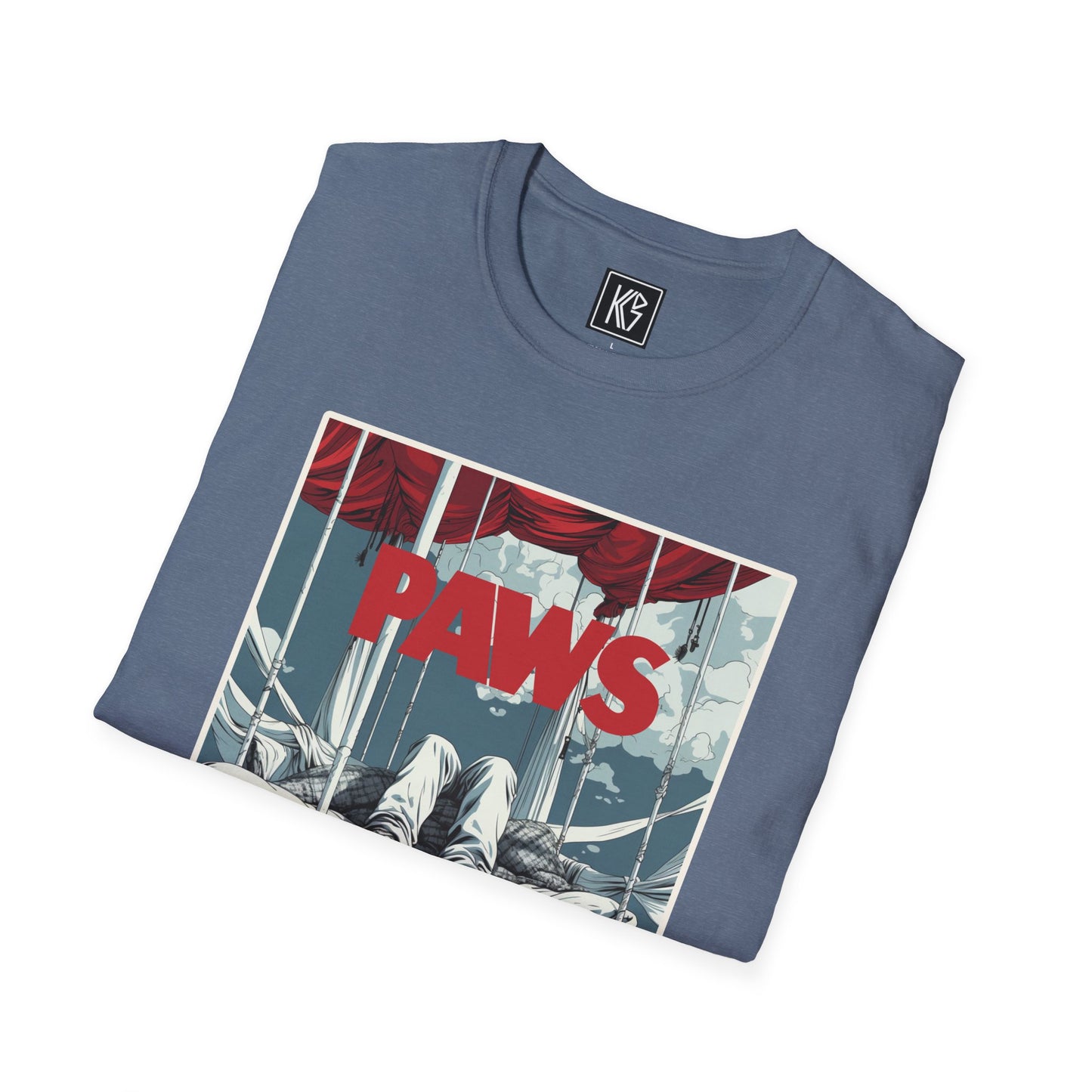 PAWS Graphic Tee Softstyle by KGD Prints