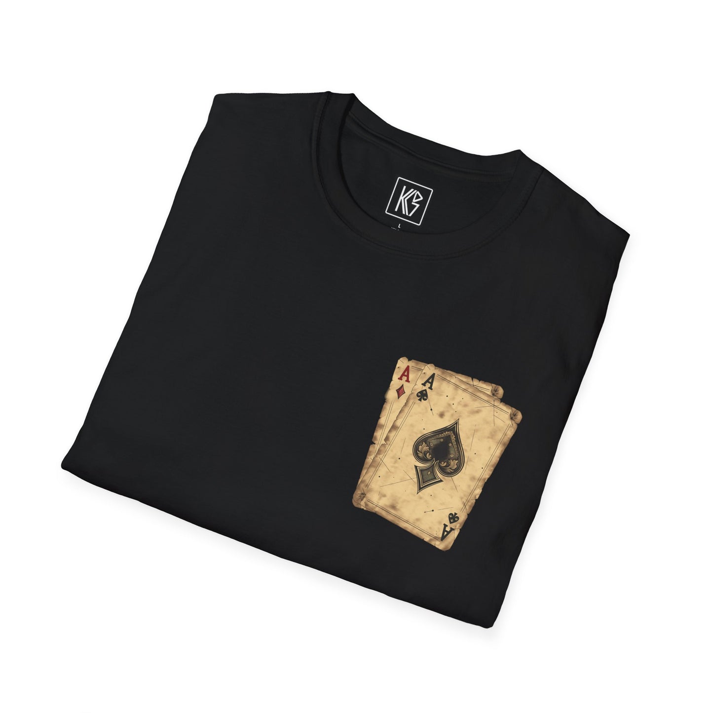 Pocket Aces Graphic Tee Softstyle by KGD Prints