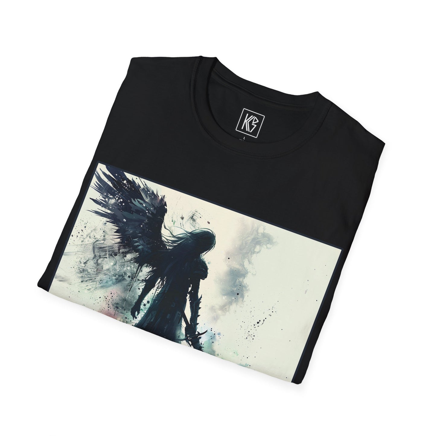 One winged Angel Graphic Tee Softstyle by KGD Prints
