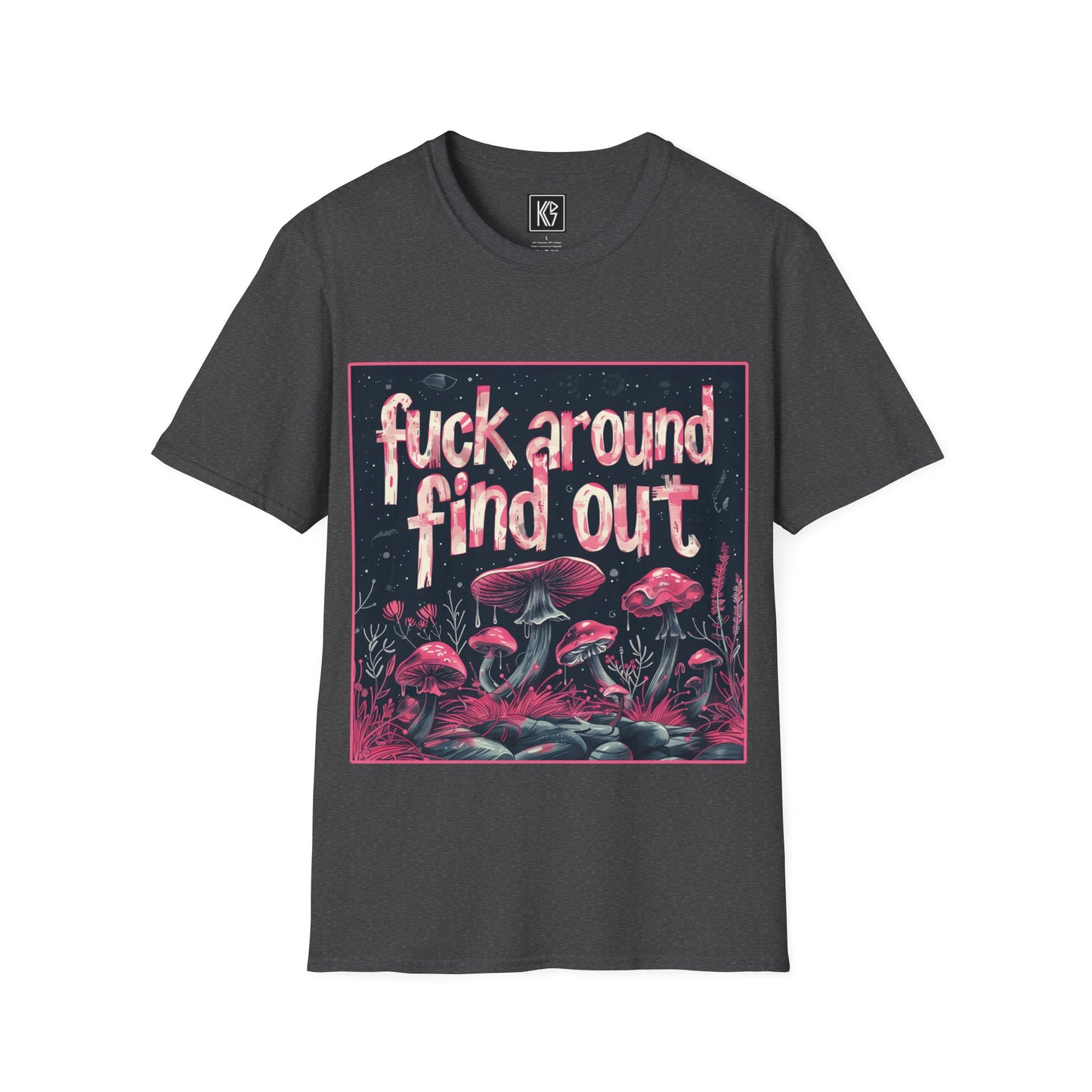 Fuck around find out Graphic Tee Softstyle by KGD Prints