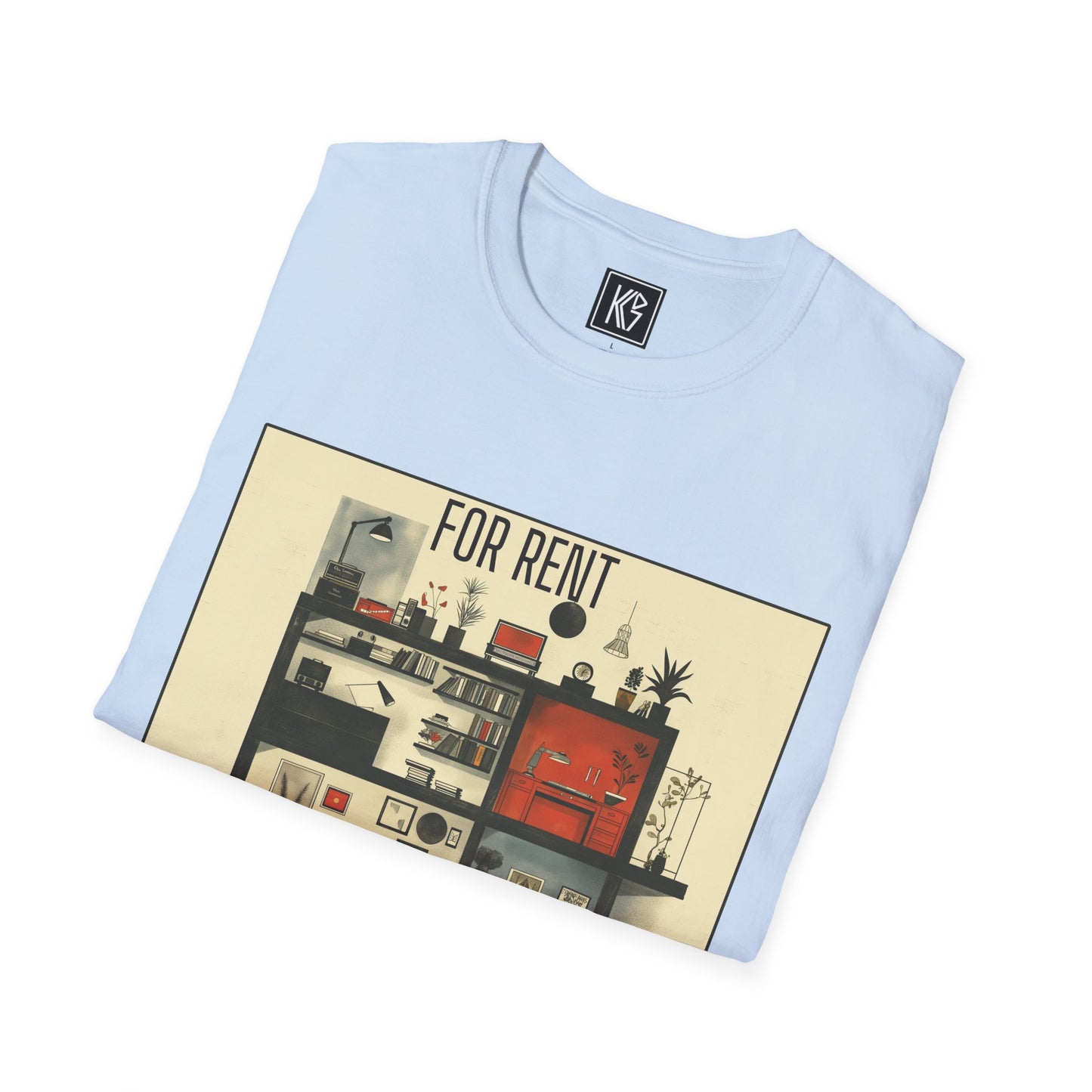 Rent for life Graphic Tee Softstyle by KGD Prints