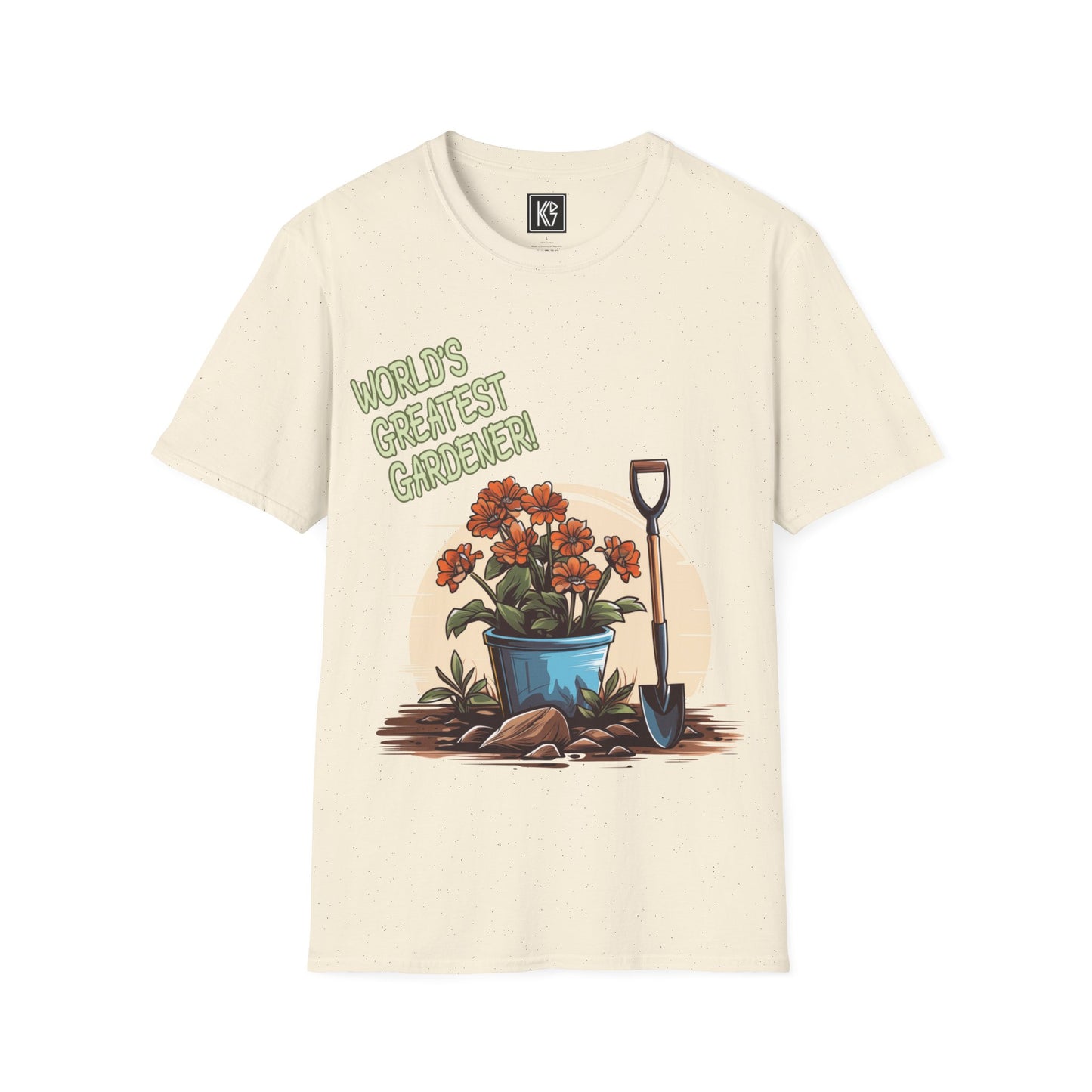 Worlds Greatest Gardener Graphic Tee Softstyle by KGD Prints