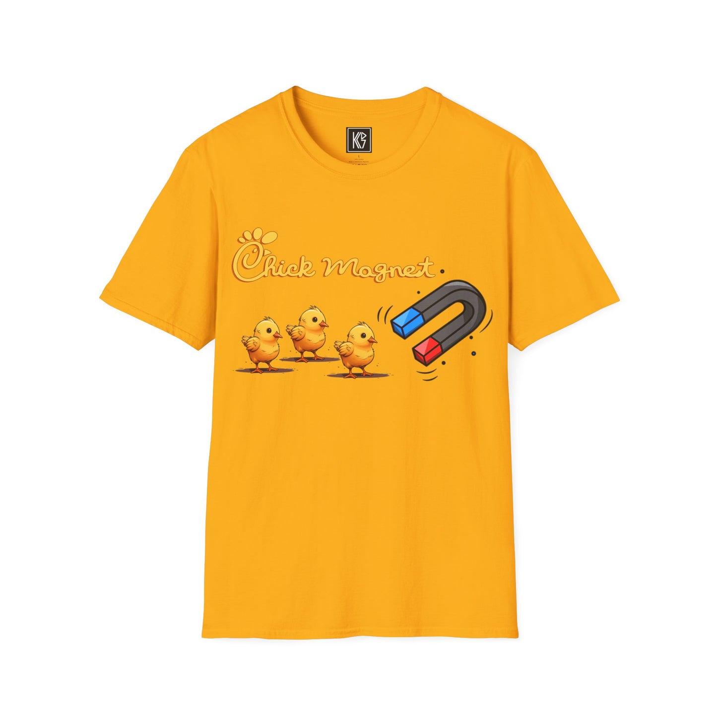 Chick Magnet Graphic Tee Softstyle by KGD Prints