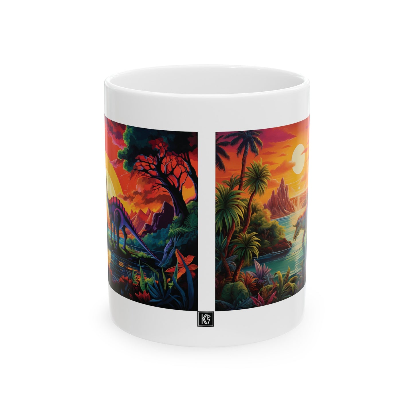 Dino Jurassic 1 Ceramic Mug 11oz