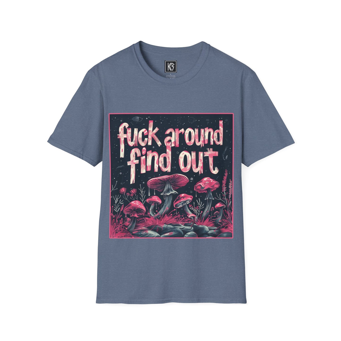 Fuck around find out Graphic Tee Softstyle by KGD Prints