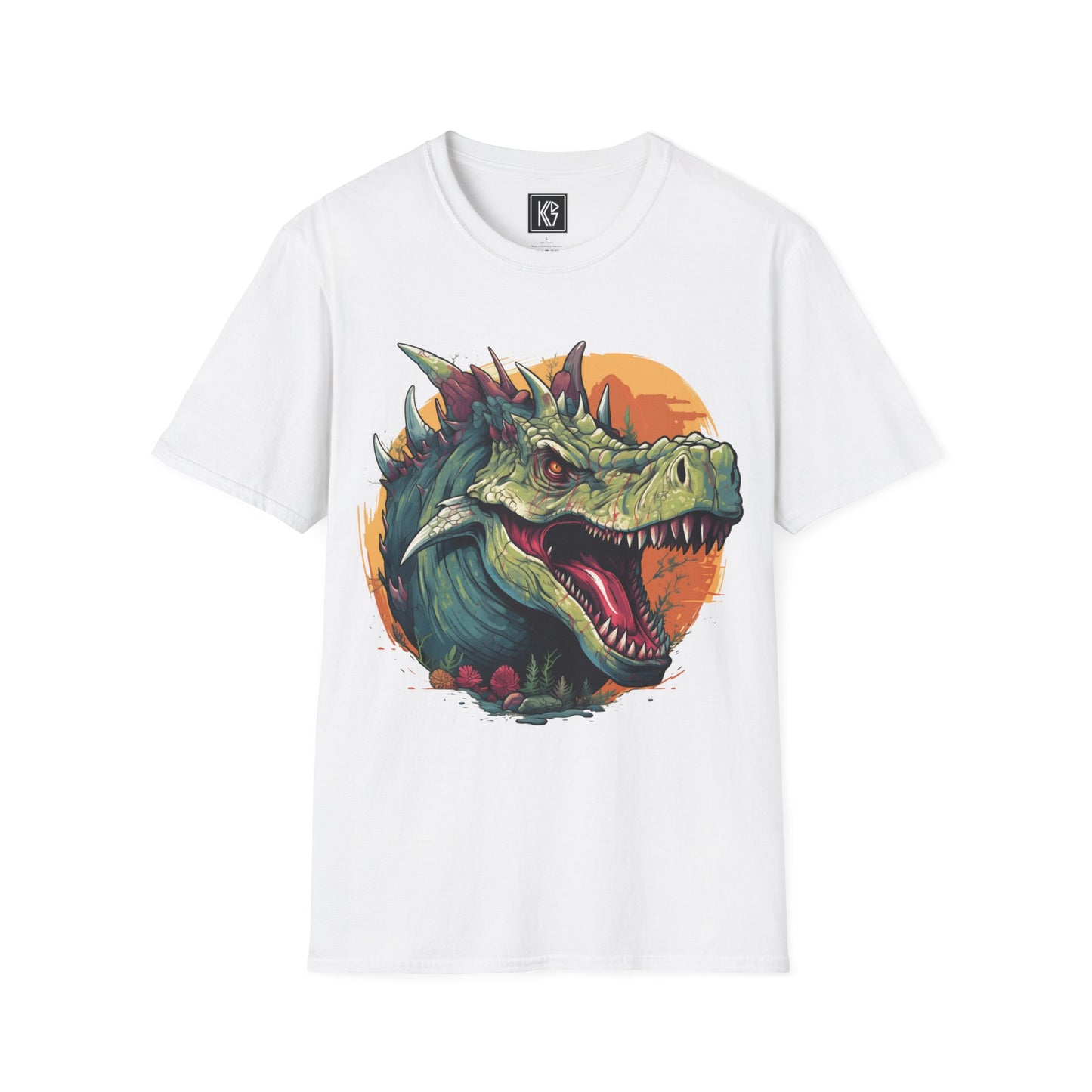Dragon rex Graphic Tee Softstyle by KGD Prints