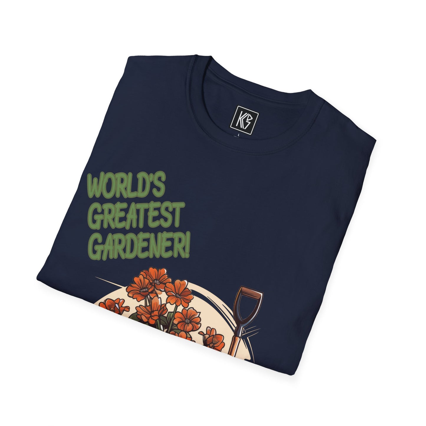 Worlds Greatest Gardener Graphic Tee Softstyle by KGD Prints