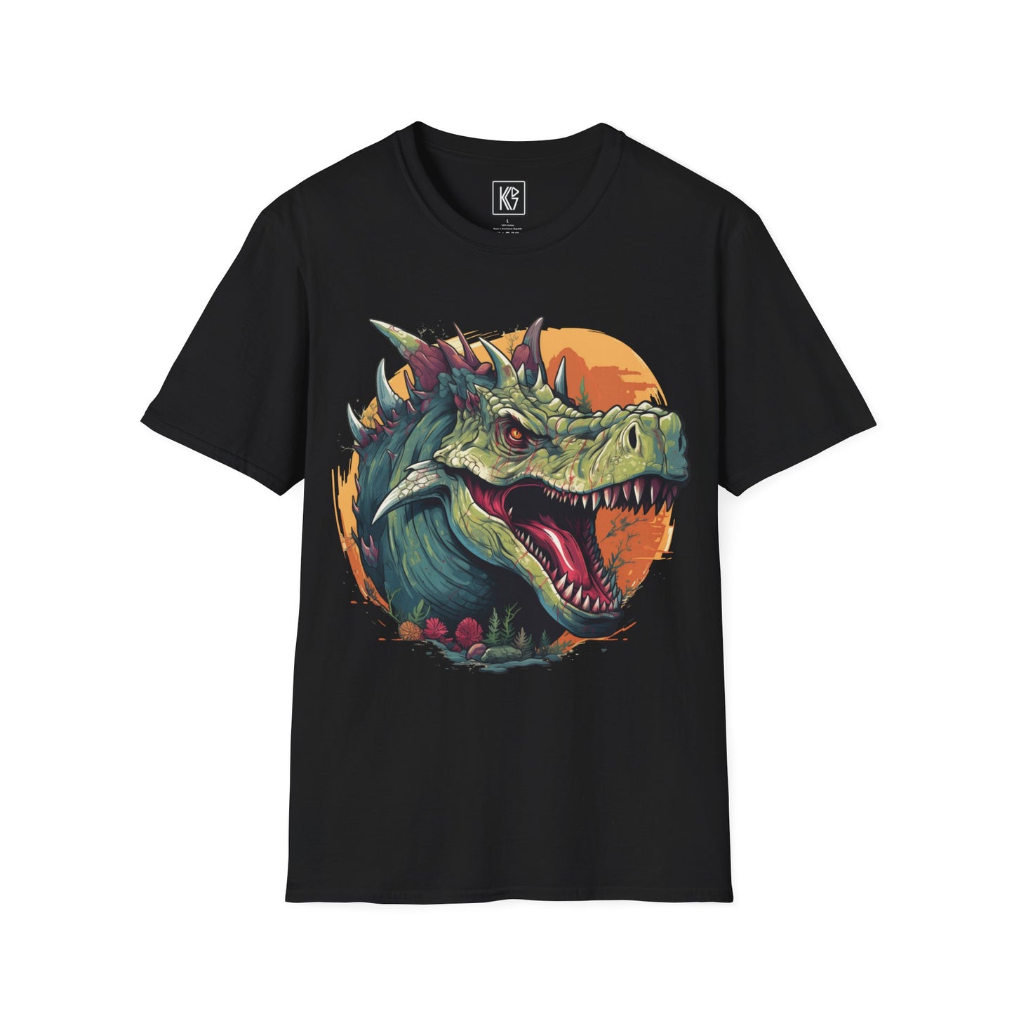 Dragon rex Graphic Tee Softstyle by KGD Prints