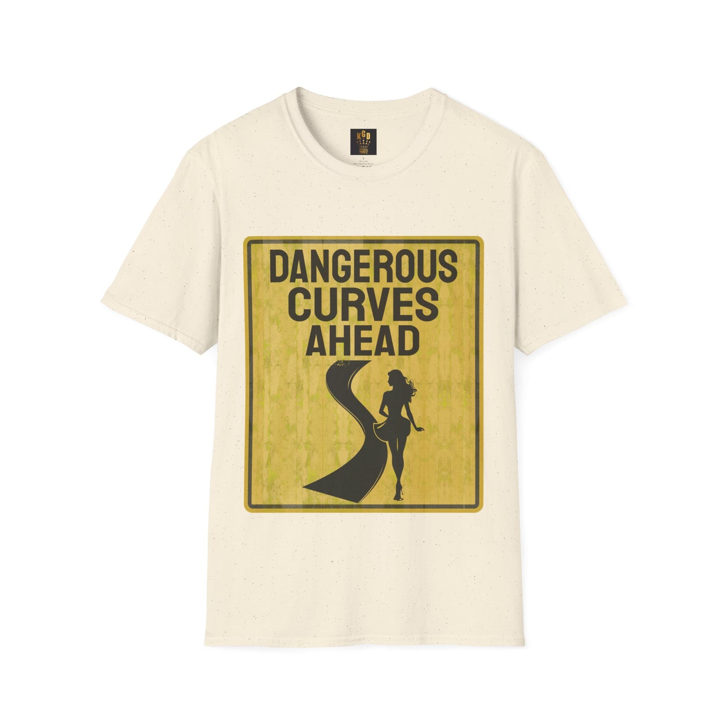 Dangerous Curves Ahead Graphic Tee Softstyle by KGD Prints
