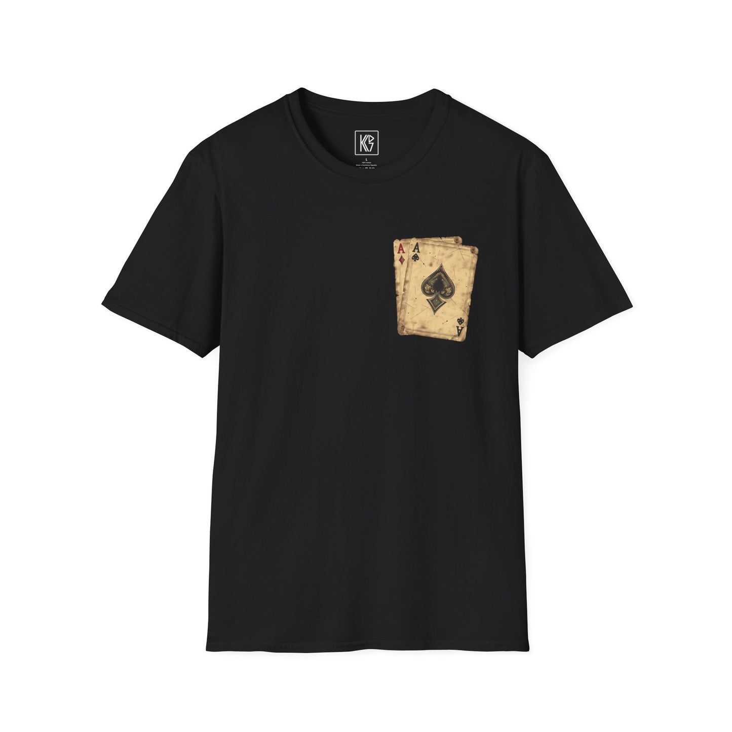 Pocket Aces Graphic Tee Softstyle by KGD Prints