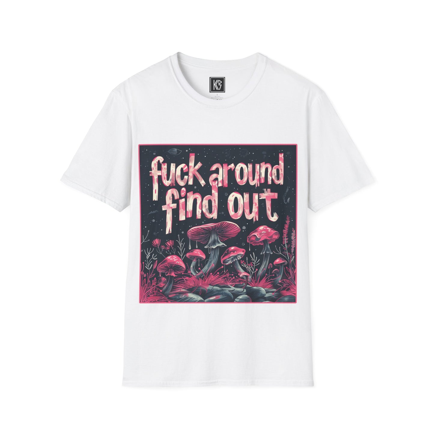 Fuck around find out Graphic Tee Softstyle by KGD Prints